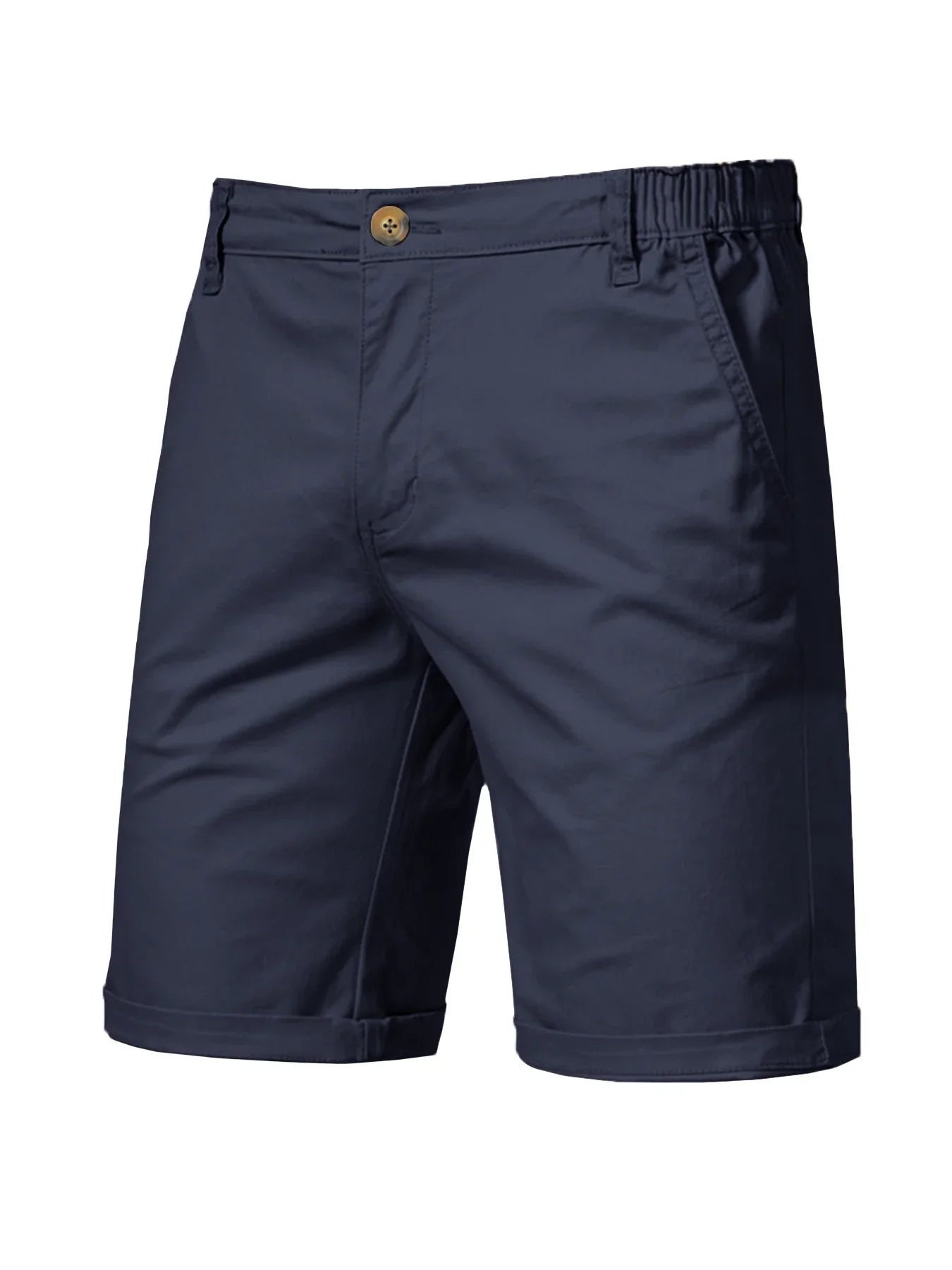 2025 New Mens Casual Suit Shorts Summer Business Casual Knee Pants Classic Khaki American Style Streetwear Golf Shorts Beige