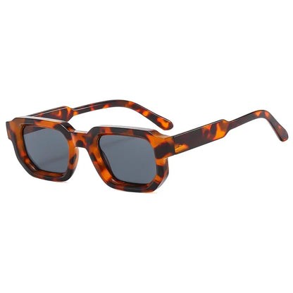 Fashion Blue Square Sunglasses For Women Men Retro Luxury Designer Clear Lens Sun Glasses Shades UV400 Eyeglasses