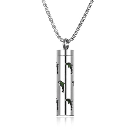 Long Strip Stainless Steel Aromatherapy Necklace Perfume Diffuser Essential Oil Diffuser Pendant Necklace Jewelry Accessories