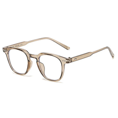 2024 New Fashion Y2K Style Glasses Frame Retro Square Glasses for Women Lady Decorative Eyeglasses Korean Powder Blusher Eyewear
