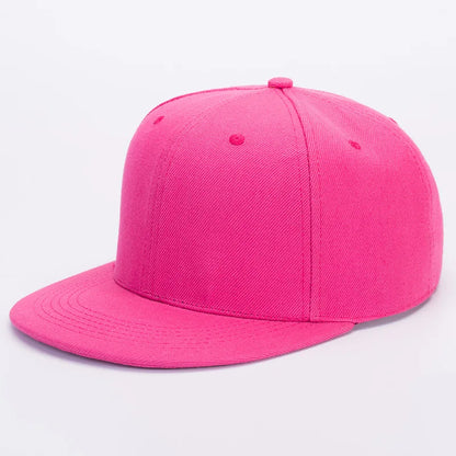 Customized Blank Flat Brim Baseball Cap Men Hip Hop Snapback Sun Hat Women Spring Print Embroidered Logo Visor Cap Streetwear