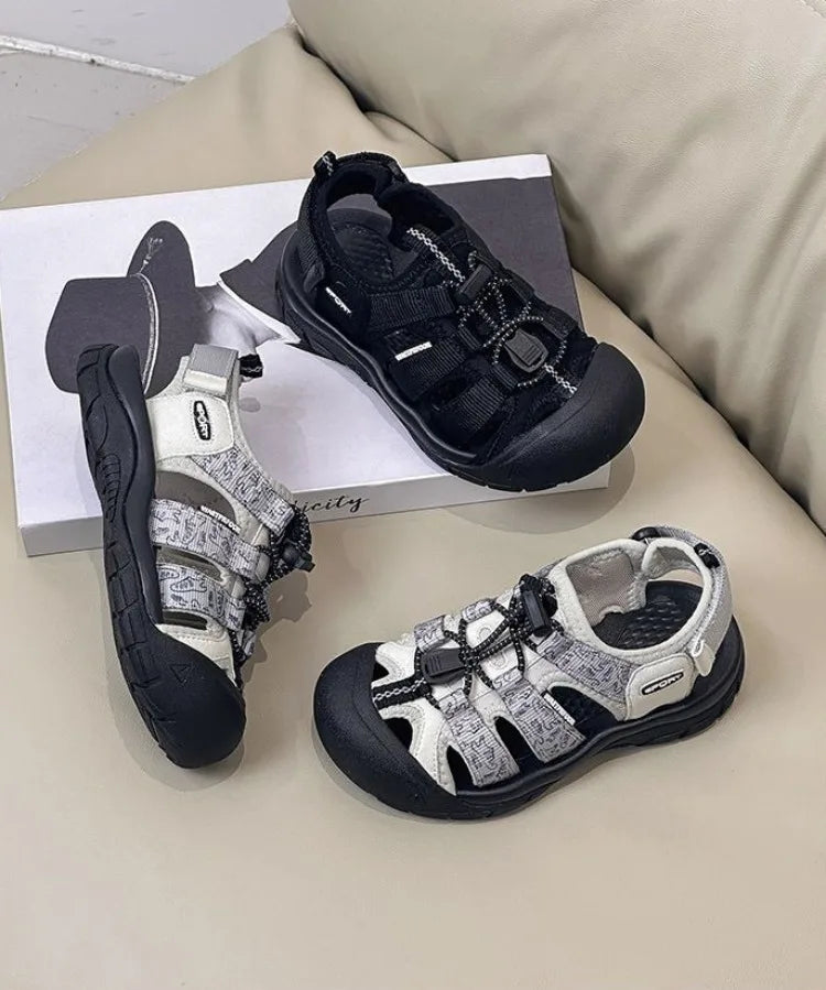 Boys Closed-Toe Sandals 2026 Summer New Arrivals Kids Casual Sneakers Non-Slip Soft Sole Beach Walking Shoes