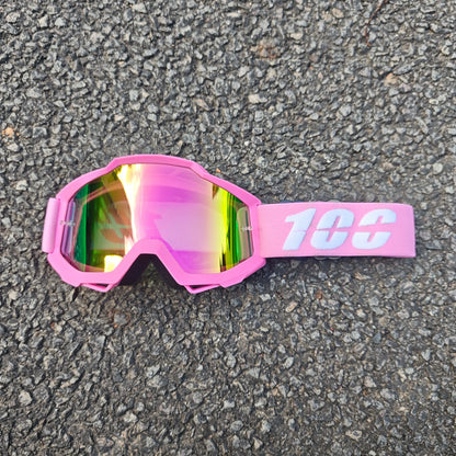 100 Motorcycle Goggles Cycling Glasses Outdoor Off-Road Ski Outdoor Sport MX ATV Dirt Bike Racing Motocross