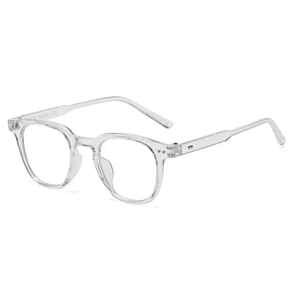 2024 New Fashion Y2K Style Glasses Frame Retro Square Glasses for Women Lady Decorative Eyeglasses Korean Powder Blusher Eyewear