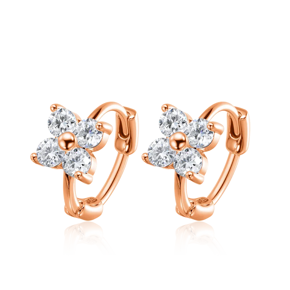3mm D Color Moissanite Hoop Earrings for Women GRA Certified Round Brilliant Cut Moissanite s925 Silver Dainty Earring