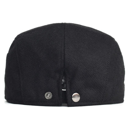 Autumn Winter Thick Warm Newsboy Caps Men Women Soft Beret Hat Casual Fashion Detective Hats Retro Driver Flat Caps