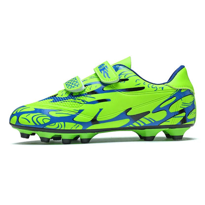 Children Football Shoes Professional Indoor Non Slip TF/FG Fast Grass Boys Match Wear Resistant Training Football Shoes for Kids