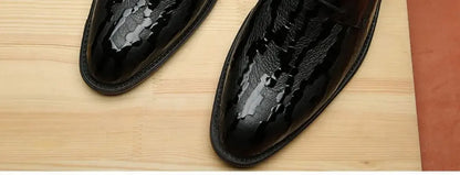 Social Shoe Male Leather Casual Spring Autumn Business Men's Formal Shoes Black Legitimate Clothing 2025 Trend Cheap Liquidation