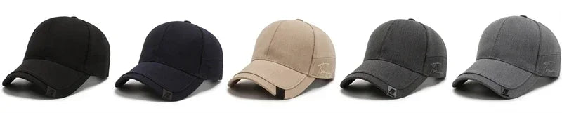 Solid Baseball Caps for Men Outdoor Cotton Cap Bone Gorras CasquetteHomme Trucker Hats