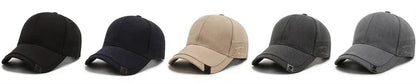 Solid Baseball Caps for Men Outdoor Cotton Cap Bone Gorras CasquetteHomme Trucker Hats