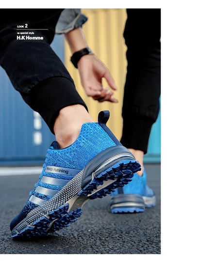 New fashionable plus-size men's casual sports shoes, walking and running shoes, tennis vulcanized men's shoes