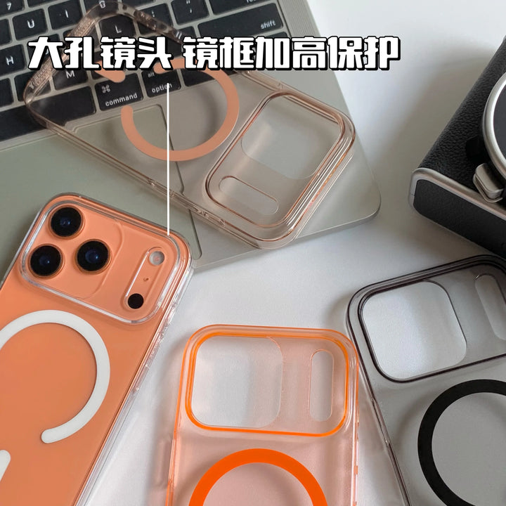 Transparent Magnetic phone Case for iPhone 17pro 17 Pro Max