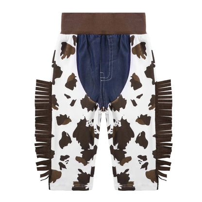 Kid Boys Cowboy Costume Children Western Cowboy Costumes Purim Cosplay Halloween Event Dress Up Party Stage Performance Outfits