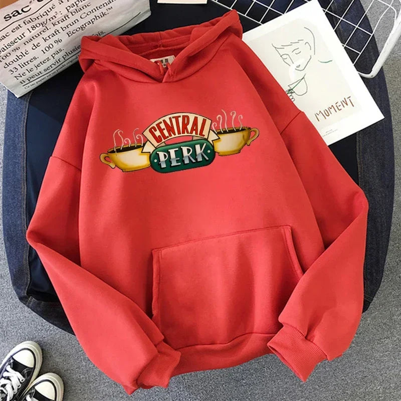 Friends TV Show Hoodies for Women, Funny Cartoon Friends Hoodies, Ullzang Graphic, Vintage Anime Sweatshirt, Female Hoody, 90s