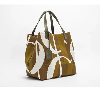 Multi-coloured Colour Retro Style Women's Large Capacity Handbags Multi-coloured Available Classic Multi-purpose Women's Handbag