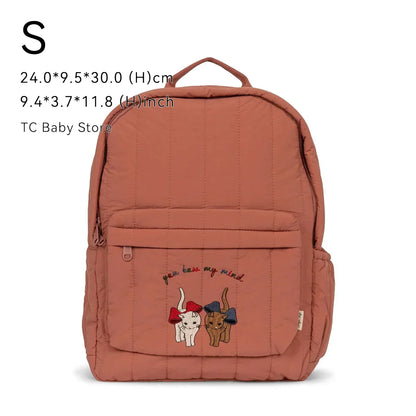 Baby Backpack Parent-child Kids Schoolbag Kindergarten Bags Brand Traveling Cherry Children's Boys Girls Mom Storage