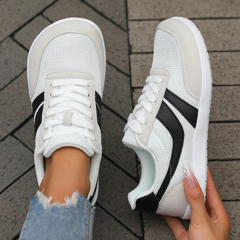 Minimalist Barefoot Shoes for Women Casual Versatile Soft Sole Wide Last Shoes Summer Breathable Comfortable Barefoot Sneakers