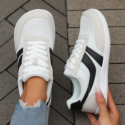 Minimalist Barefoot Shoes for Women Casual Versatile Soft Sole Wide Last Shoes Summer Breathable Comfortable Barefoot Sneakers