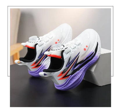 Children's Basketball Shoes Kids Sneakers Non-slip Boys Girls Basketball Boots Outdoor Ultralight Running Trainers Mesh Sneakers