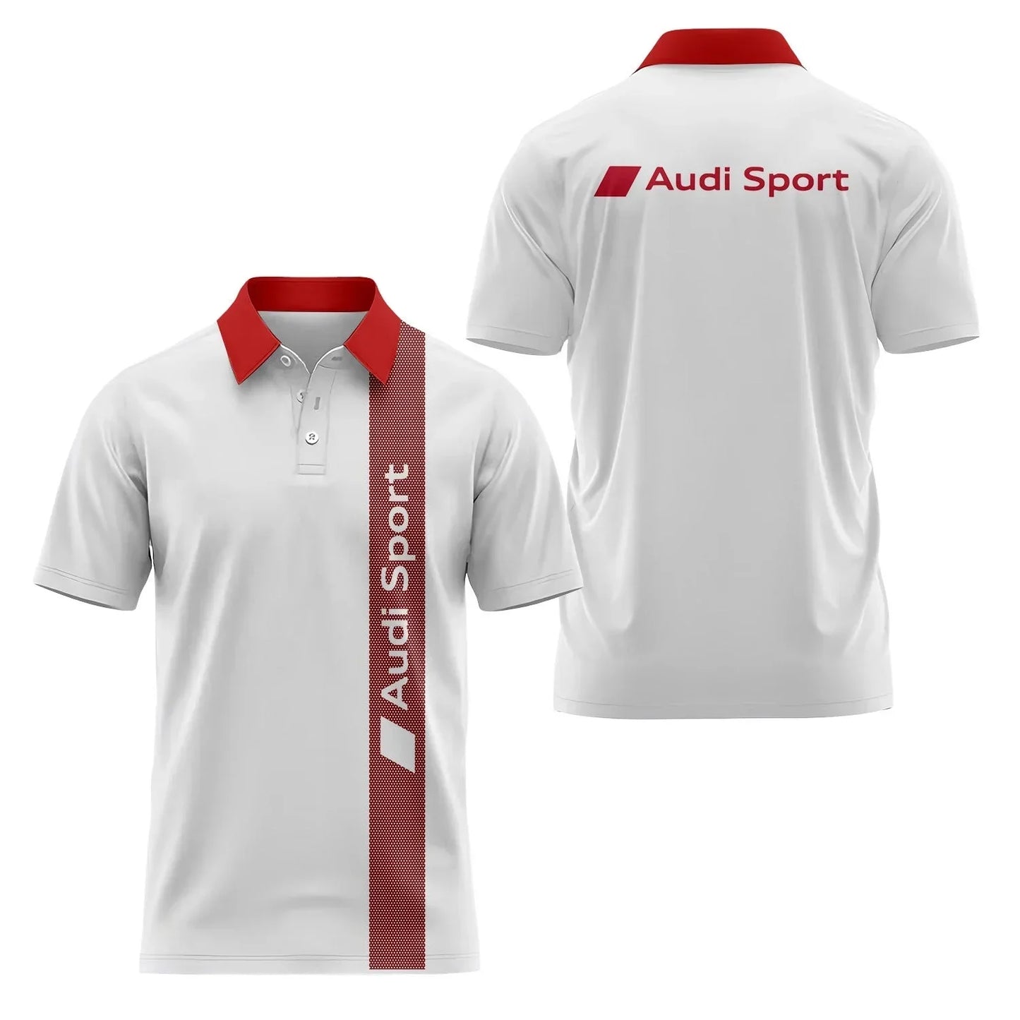 3D Printed Short-Sleeved Polo Shirt Casual High-Quality Sports Fashion T-Shirt with Collar