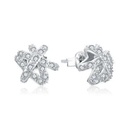 D VVS1 Color Round Cut 1.5mm Moissanite Stud Earrings for Women Solid 925 Sterling SIlver For Woman Birthday Party Gift