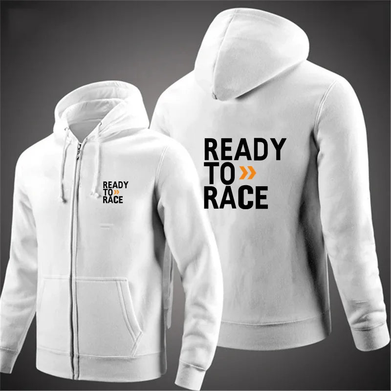 Spring Autumn Men Hoodies Ready To Race Print Hoody Women Sweatshirt Hip Hop Unisex Streetwear y2k Clothing Hombre