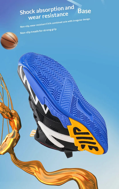 A pair of children's four-season mesh high-top basketball shoes, wear-resistant basketball shoes, sizes 33-40，HL-999
