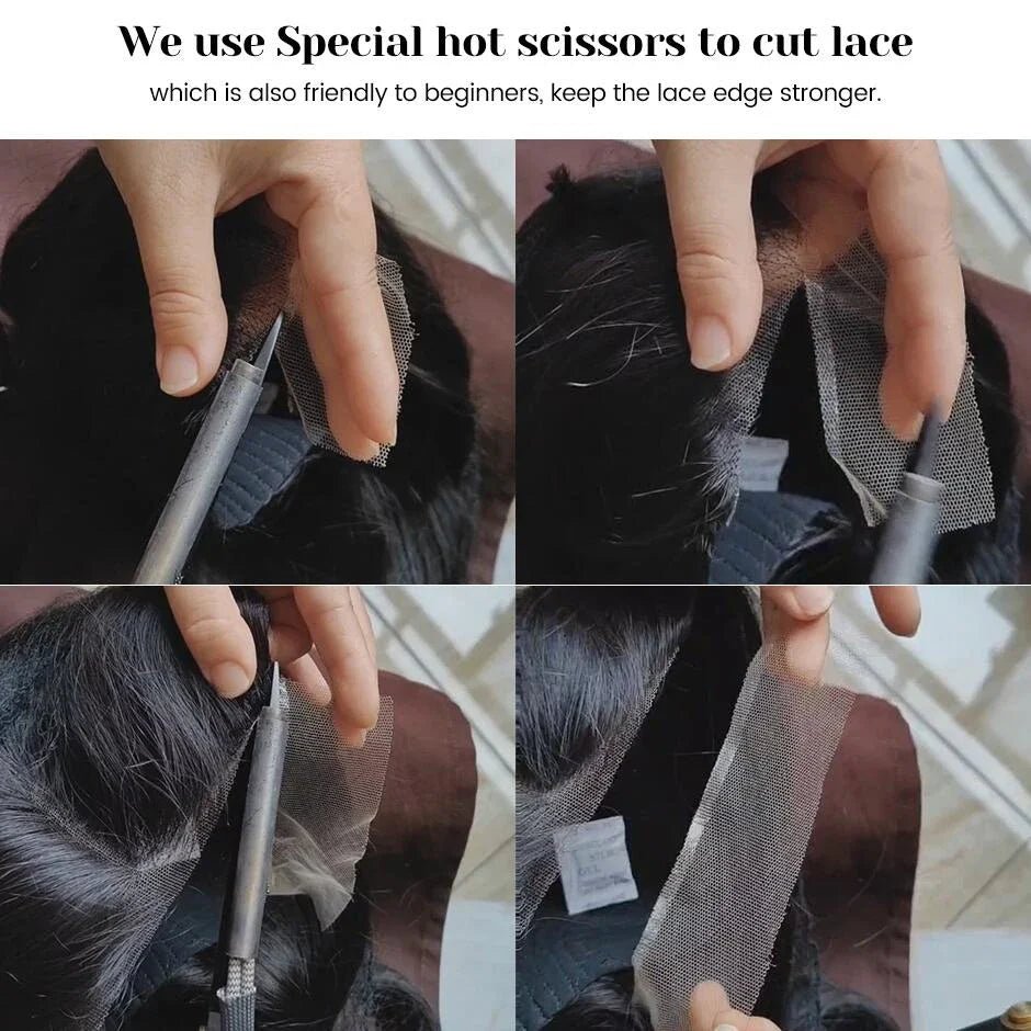 30 40 Inch Straight Human Hair Wigs HD Lace Wig 13x6 Human Hair Bone Straight Lace Frontal Human Hair Wigs For Women