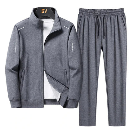 Men's Tracksuit Suit New Arrive Tracksuit Mens Casual Solid Solor Sweatpant Set Unisex Jogging Suit MEN Plus Size 6XL 7XL 8XL
