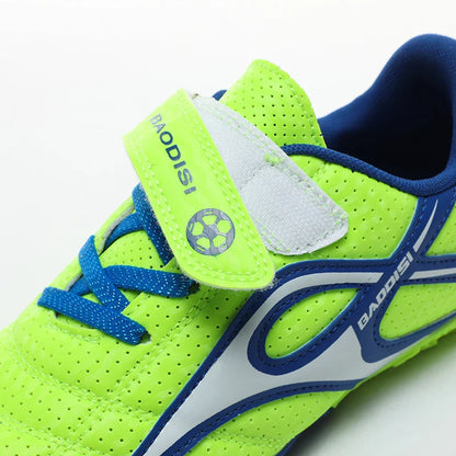 Kids Unisex Soccer Shoes Boys Grils Football Boots Non-Slip Training Indoor Outdoor Athletic Shoes Breathable Ultralight Sports