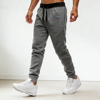 Sports pants men's cheetah running pants fitness football training pants slim fit casual sports pants men's small leg men's pant