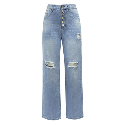 Calça Mom Jeans Flare Cintura Alta