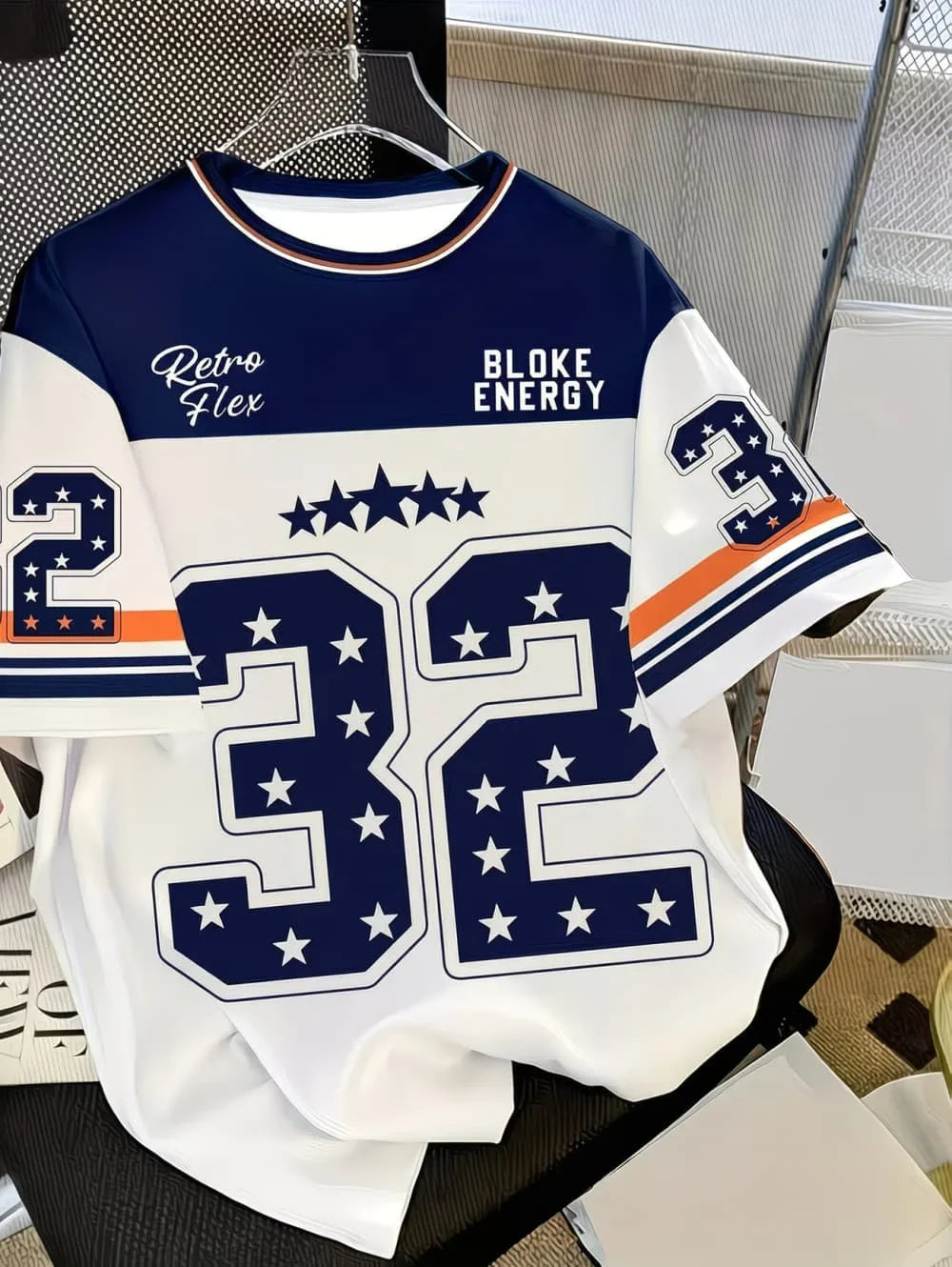 Summer Number Digital 3D Printed T-Shirt for Kids Sports Style Top Patchwork Short Sleeve Sports Football Jersey Y2k Loose Tops