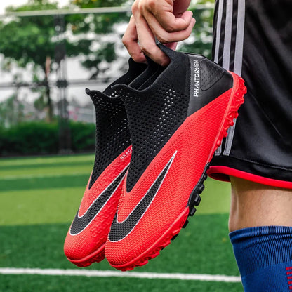 New Men Football Boots High-quality Soccer Shoes Soccer Cleats Professional Turf Training Shoes Ultralight Futsal Match Non-Slip