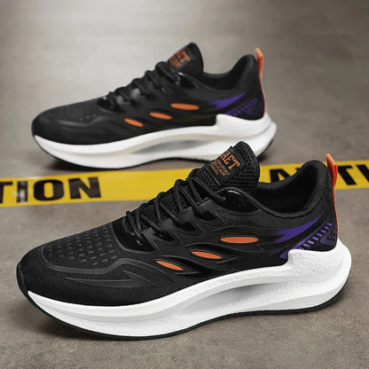 Men's Breathable Sports Shoes Spring New Mesh Casual Fashion Versatile Trendy Men's Shoes Summer Running Shoes Suitable for Outdoor Sports