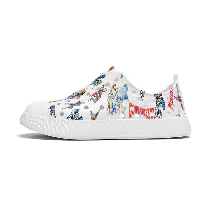 Cartoon Printing Boys Barefoot Shoes Summer Beach Non-slip Comfortable Kids Shoes Cute Closed Toe Breathable Girls Sandals