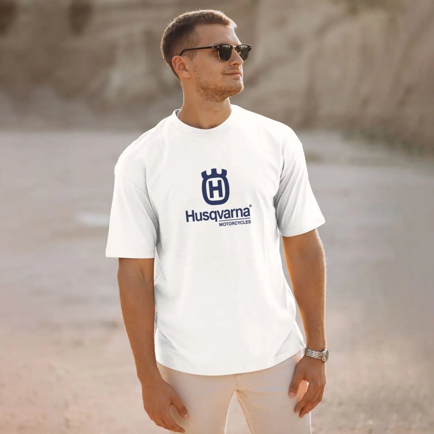 Motorcycle Print T-shirt 100% Cotton Casual Oversized Clothing Streetwear Men Graphic T Shirts for Motorcycle Enthusias