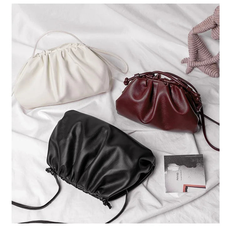 Soft Pu Leather Women Shoulder Bag High Quality Small Cloud Crossbody Bags for Women Fashion Female New Handbags Messenger Bags