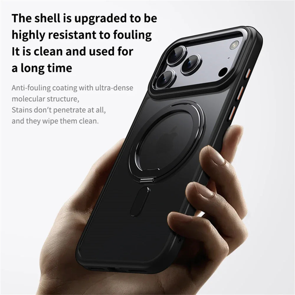 Magnetic Case for iPhone 17 Pro Max Case for iPhone 17 Air  17pro Macsafe Case Shockproof and Dropproof Hard Acrylic Case