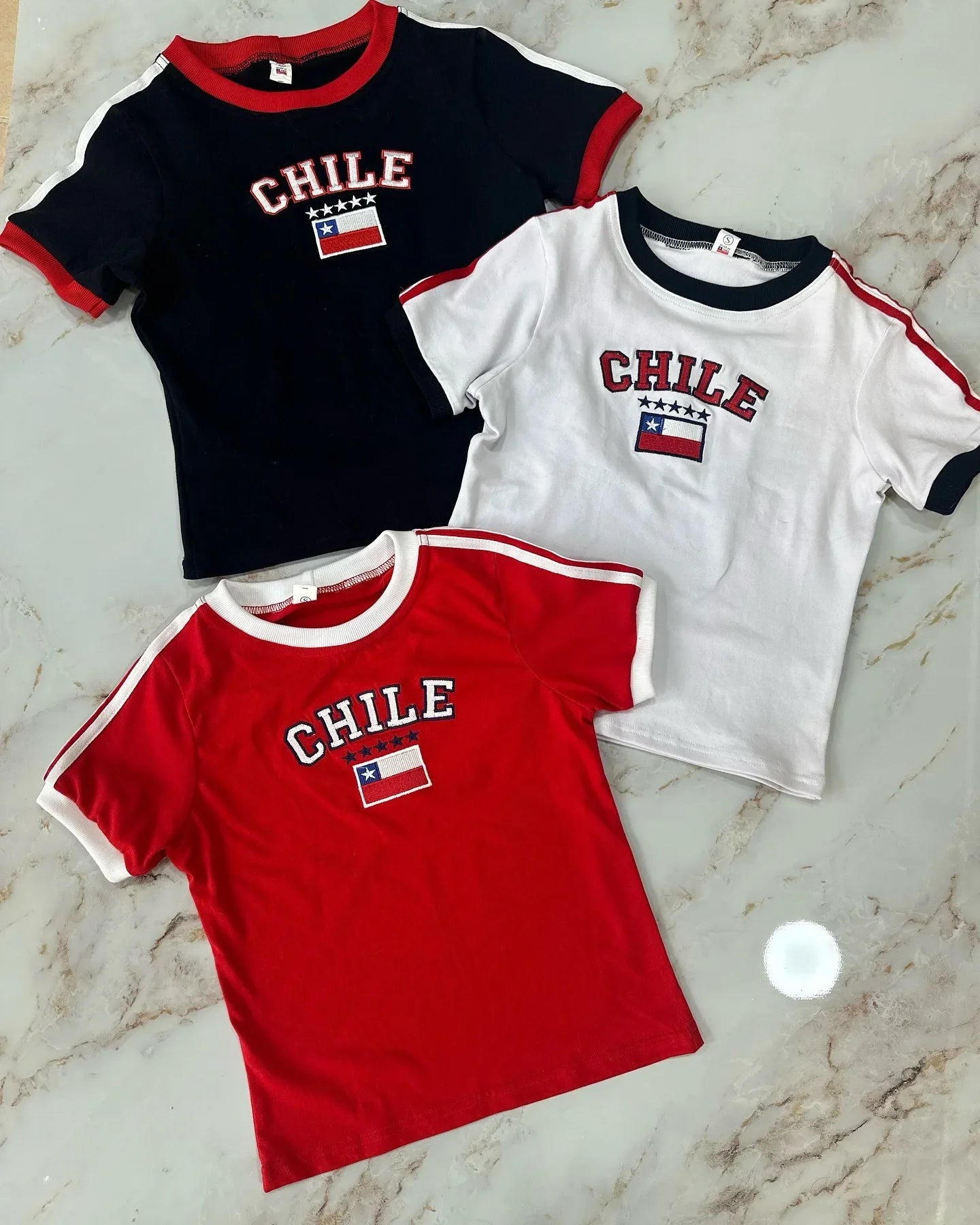 Aesthetic Punk Cute Baby Tee Sexy Chile Letter Embroidered Y2K Clothes Streetwear Women Grunge Crop Tops Gothic Emo Girls Skinny