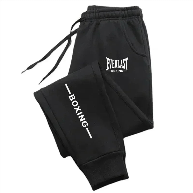 2025 Autumn Winter Printed Running Pants Men Women Outdoor Sports Fitness Pants Jogging Fleece Casual Sports Pants