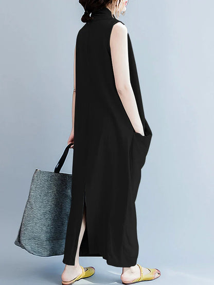 Oversize Asymmetrical Maxi Dress Women's Summer 2025 Holiday Sundress Female V Neck Draped Vestidos Rayon Robes Femme
