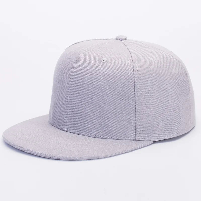 Customized Blank Flat Brim Baseball Cap Men Hip Hop Snapback Sun Hat Women Spring Print Embroidered Logo Visor Cap Streetwear