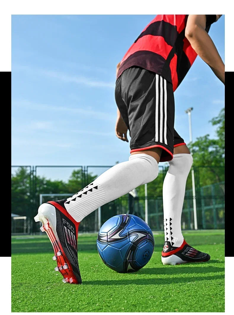 Men New Professional Football Boots Original Resistant Casual Grass Outdoor Non Slip High Quality Comfortable Male Soccer Shoes