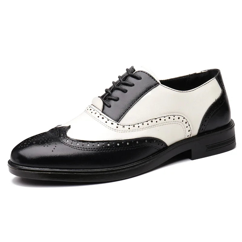 Sapatos de Couro Masculinos para Festas de Casamento