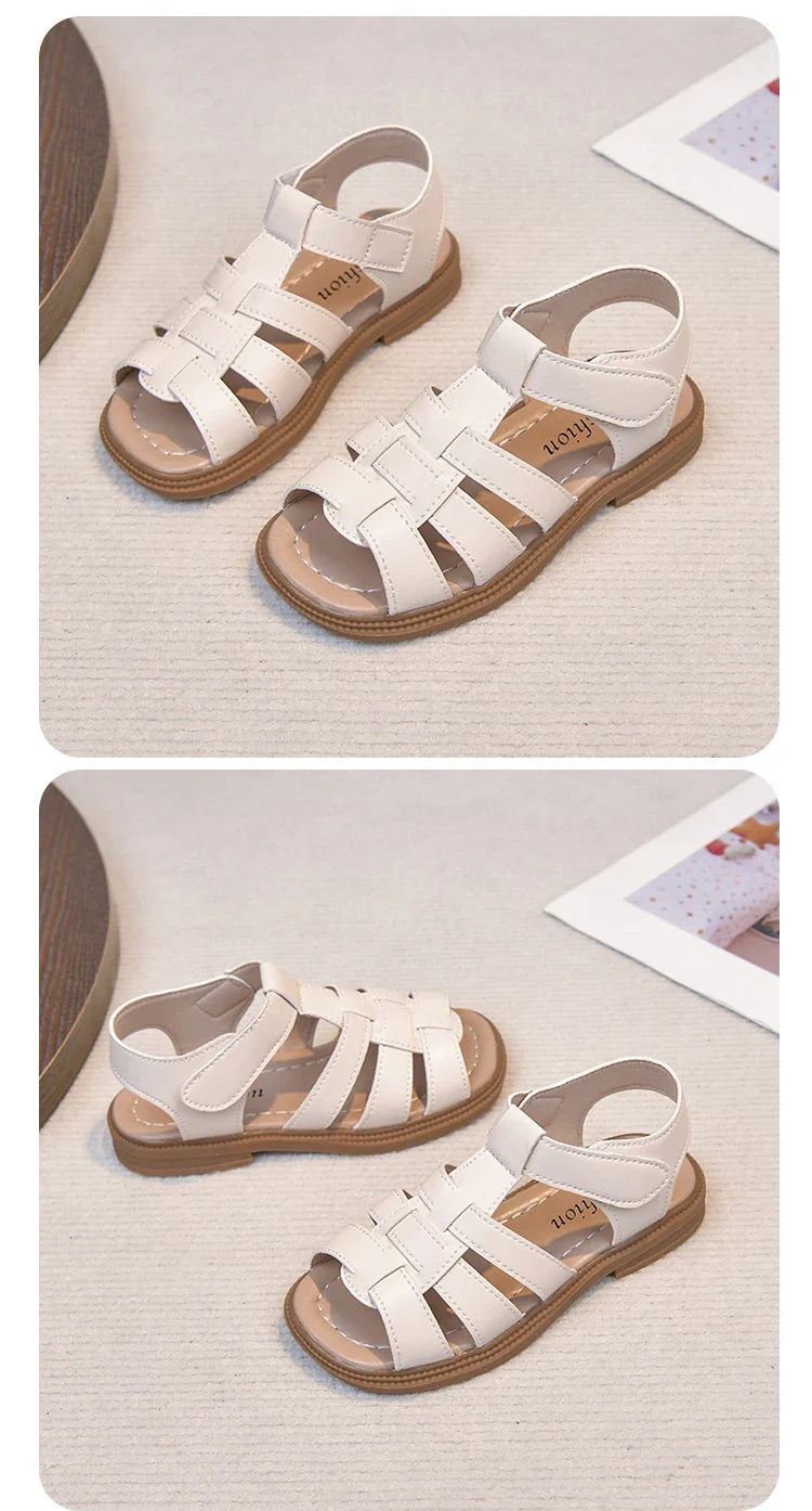 2026 Summer New Kids Sandals for Boys Girls Unisex Fashion Open Toes Candy Colors Children Beach Shoes Anti-skid Breathable Hot