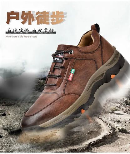 2024 Business Comfort Men's Shoes Simple versatile leather footwear Casual outdoor anti slip loafers male new comfortable flat
