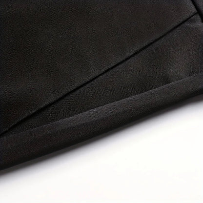 Men's High Elastic Anti-Wrinkle Straight Fit Business Pants | Non-Iron Formal Casual Trousers (1-Pack)