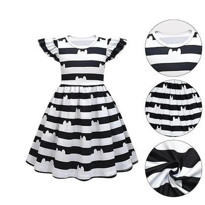 Vestido Estampado Floral Para Meninas Gabby Dollhouse Vestidos de Festa de Casamento e Tiara Vestido de Princesa Infantil Roupa de Menina