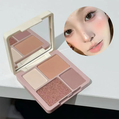 Makeup Set Include 4Lip Glaze,1Lip Oil,1Lip Cream,1Eyeliner,1Mascara,1Eyebrow Pen,1Blush,1Highlighter,1Eyeshadow,1Pressed Powder
